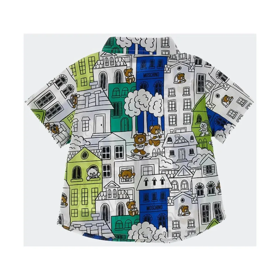 Allover Print Stretch Shirt