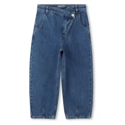 Asymmetrical Denim Pants