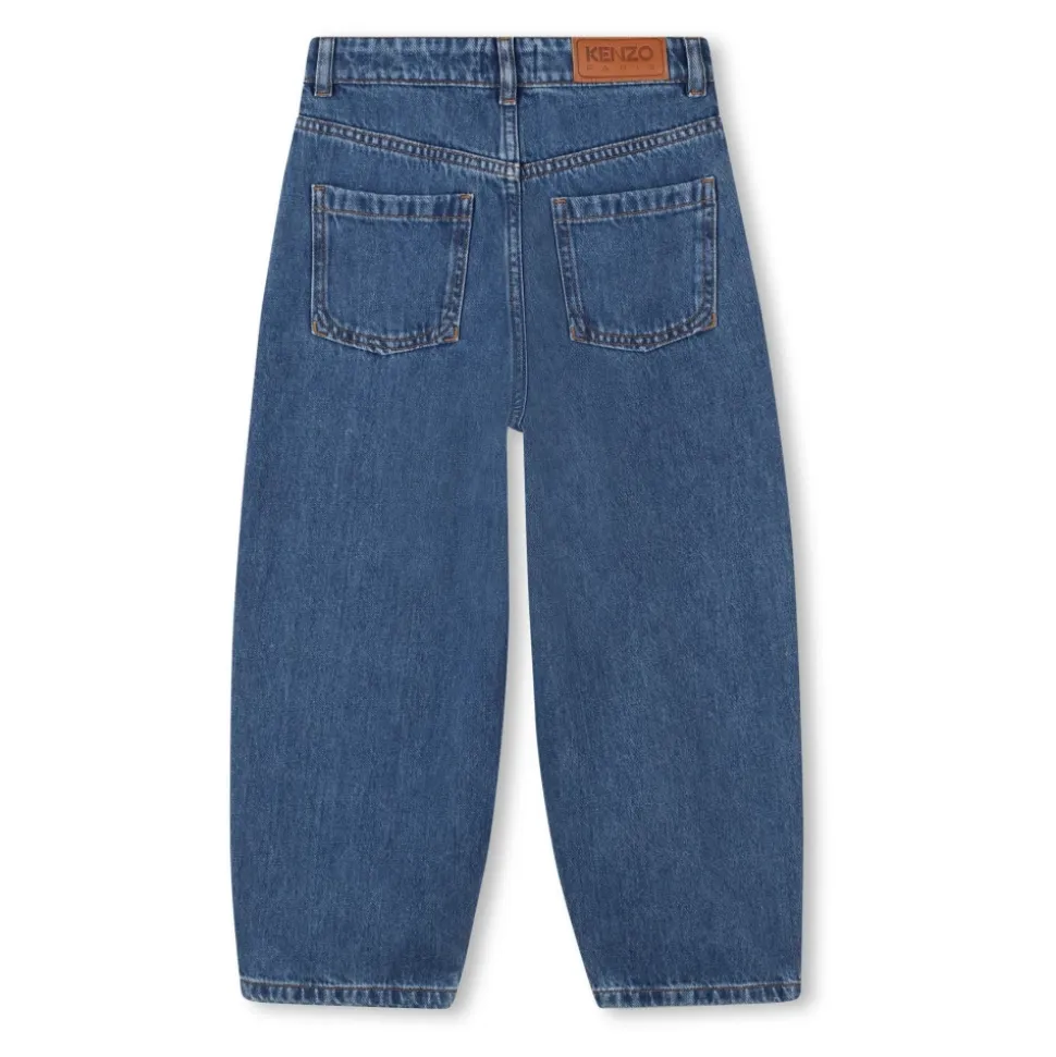 Asymmetrical Denim Pants
