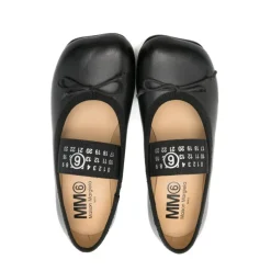 Ballerine con fascia logo e fiocco
