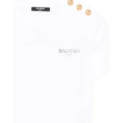 Balmain T-shirty i polo Biały
