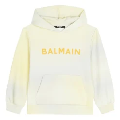 Bawełniana bluza z kapturem tie-dye z logo