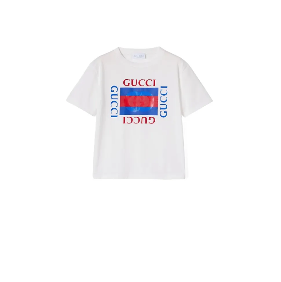 Bawełniany T-shirt z nadrukiem
