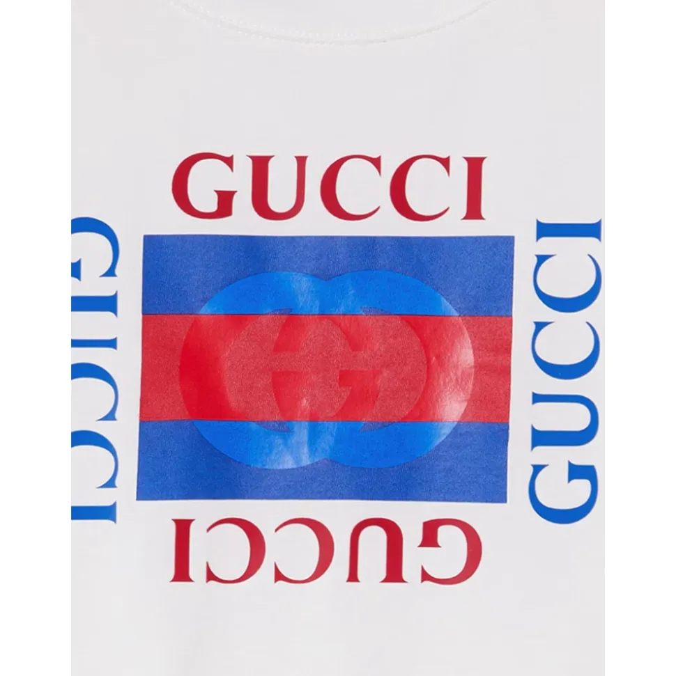Bawełniany T-shirt z nadrukiem