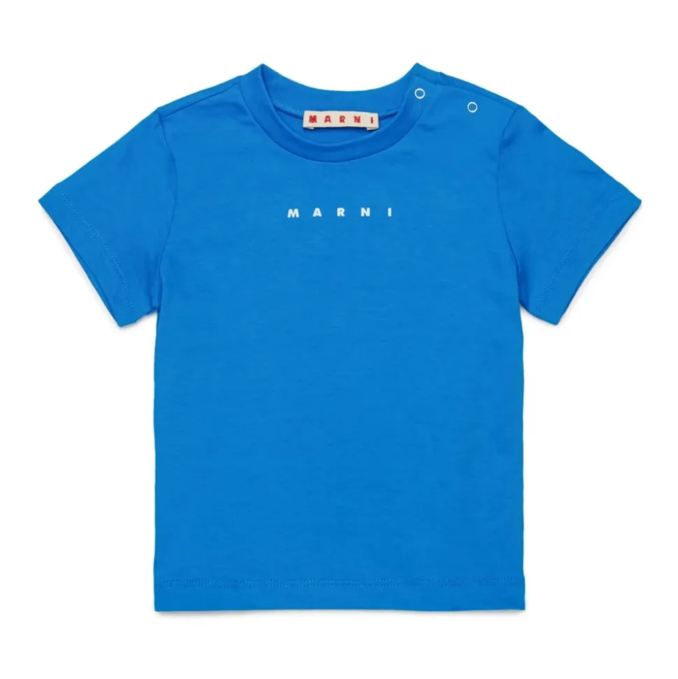 Bawełniany T-shirt z nadrukiem logo