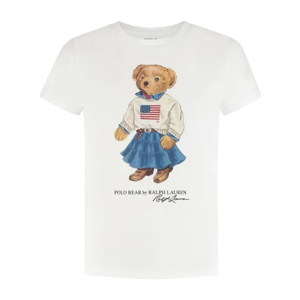 Bear Cotton Jersey T-Shirt