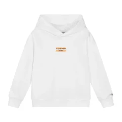 Biała bluza dresowa Mini Block Calvin Klein