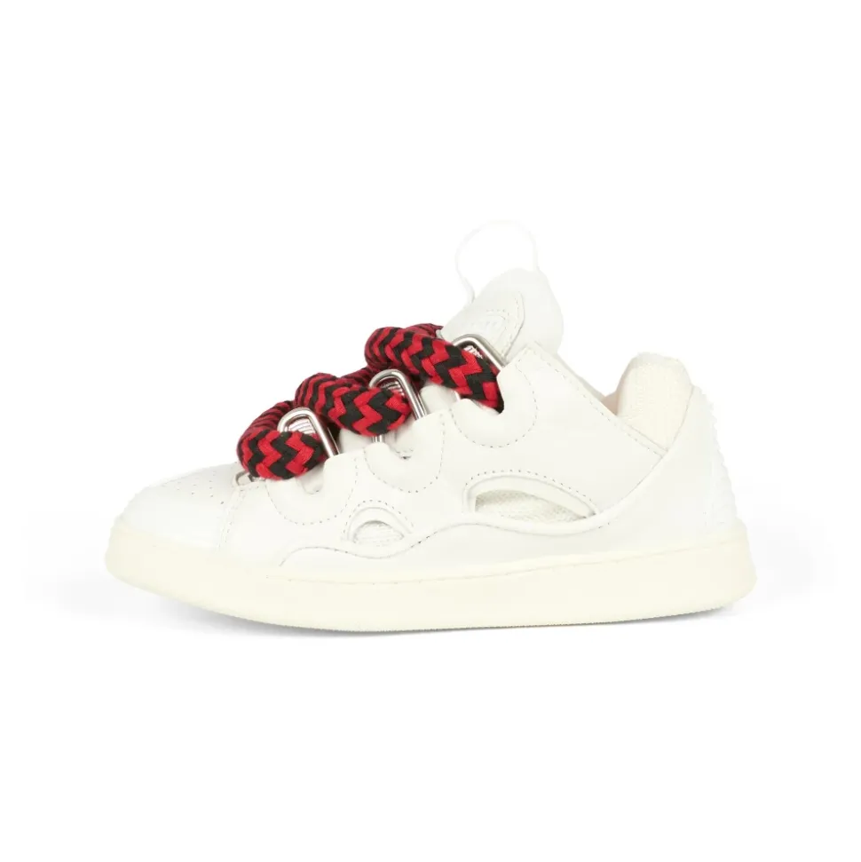 Białe Snake Sneakers