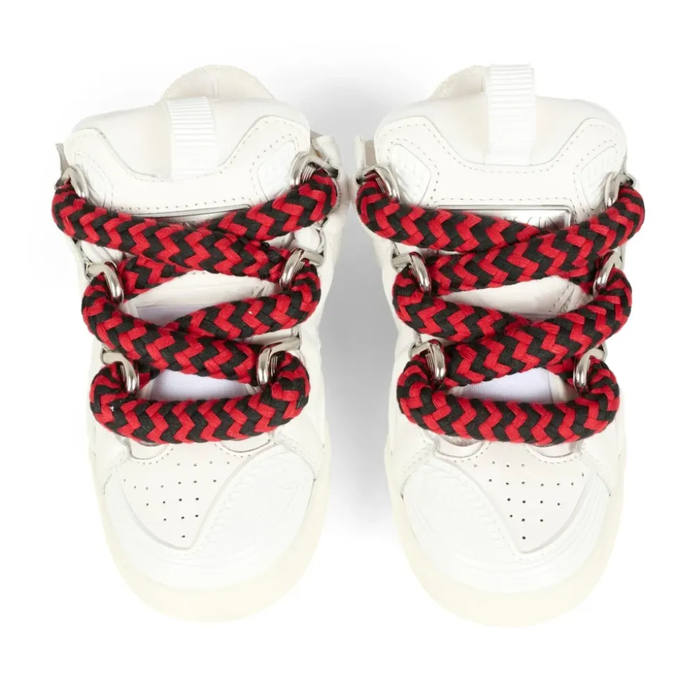 Białe Snake Sneakers