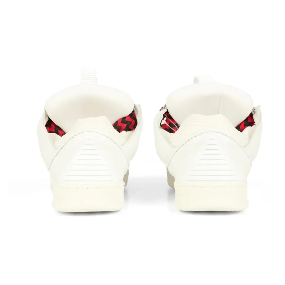 Białe Snake Sneakers