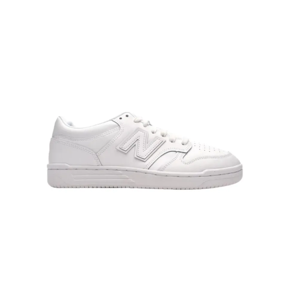 Białe Sneakersy 480 w Klasycznym Stylu