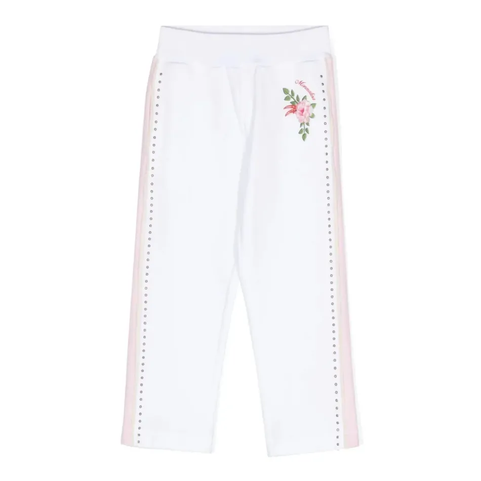 Bianco Rosa Jogger Spodnie