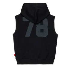 Bluza bez Rękawów z Efektem Siateczki