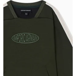 Bluza Crewneck z Haftowanym Logo