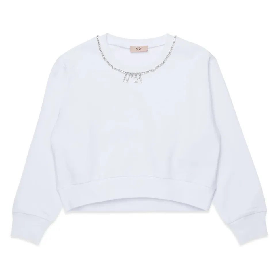 Bluza dresowa z okrągłym dekoltem