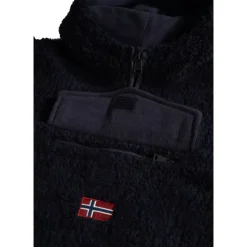 Bluza polarowa z kapturem zapinana na pół zamek