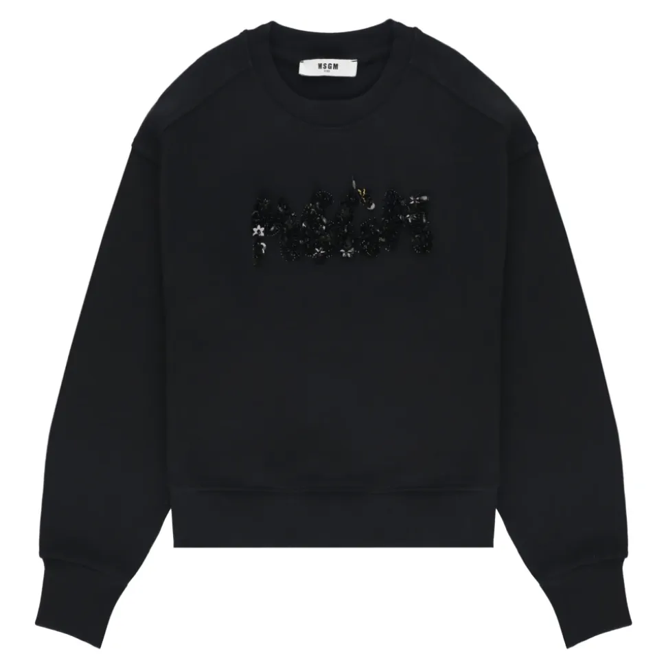 Bluza z aplikacją z cekinów