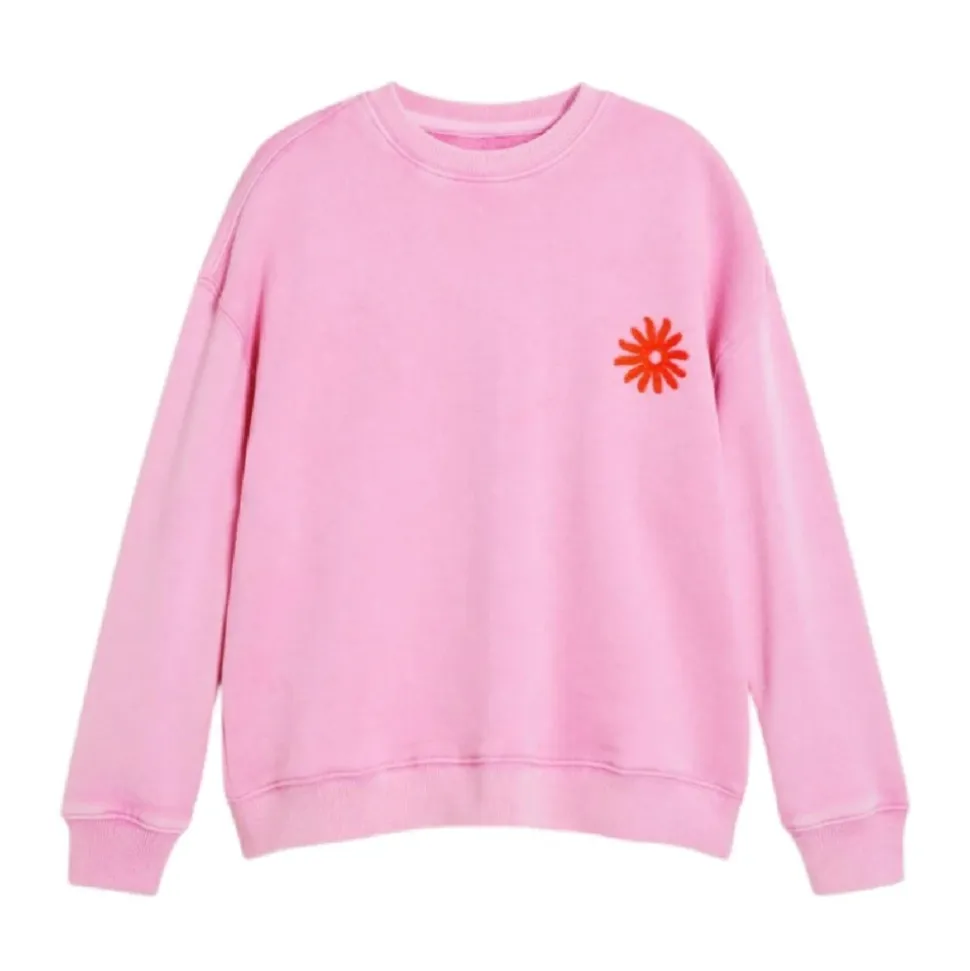 Bluza z haftowanym słońcem