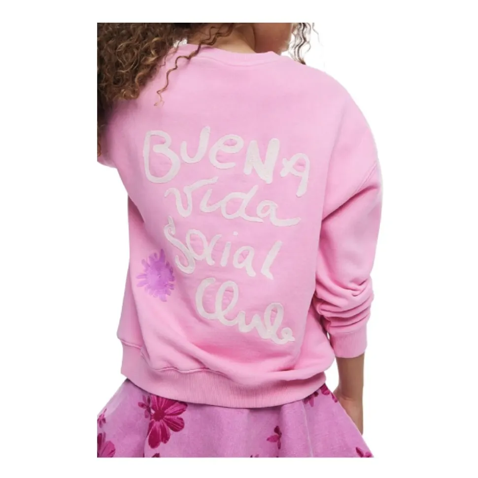 Bluza z haftowanym słońcem