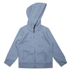 Bluza z kapturem rozpinana na całej długości z tkaniny French Terry