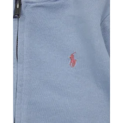 Bluza z kapturem rozpinana na całej długości z tkaniny French Terry