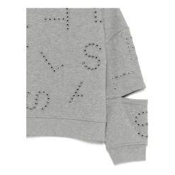 Bluza z logo okrągły dekolt