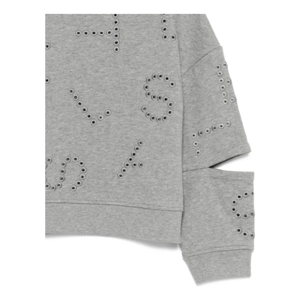 Bluza z logo okrągły dekolt