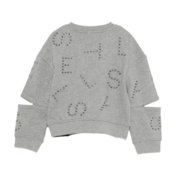 Bluza z logo okrągły dekolt