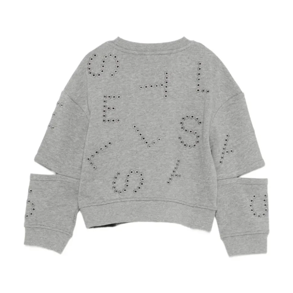 Bluza z logo okrągły dekolt