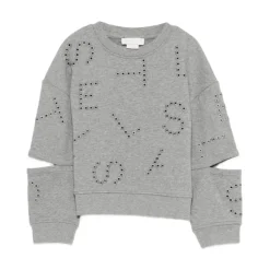 Bluza z logo okrągły dekolt