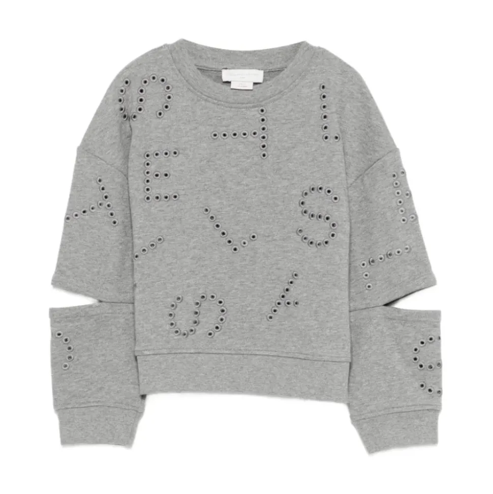 Bluza z logo okrągły dekolt