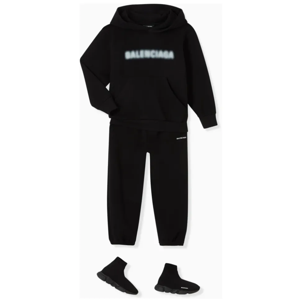 Bluza z Logo z Okrągłym Dekoltem