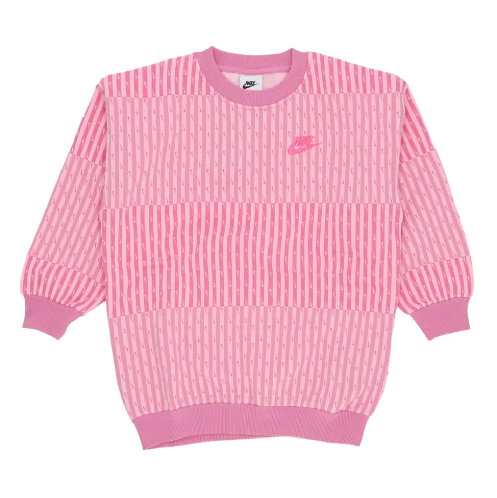 Bluza z nadrukiem flaminga w nadmiarowym fasonie