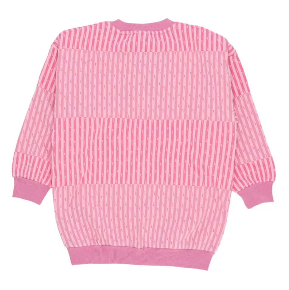 Bluza z nadrukiem flaminga w nadmiarowym fasonie