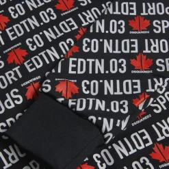 Bluza z Nadrukiem Logo na Całej Powierzchni