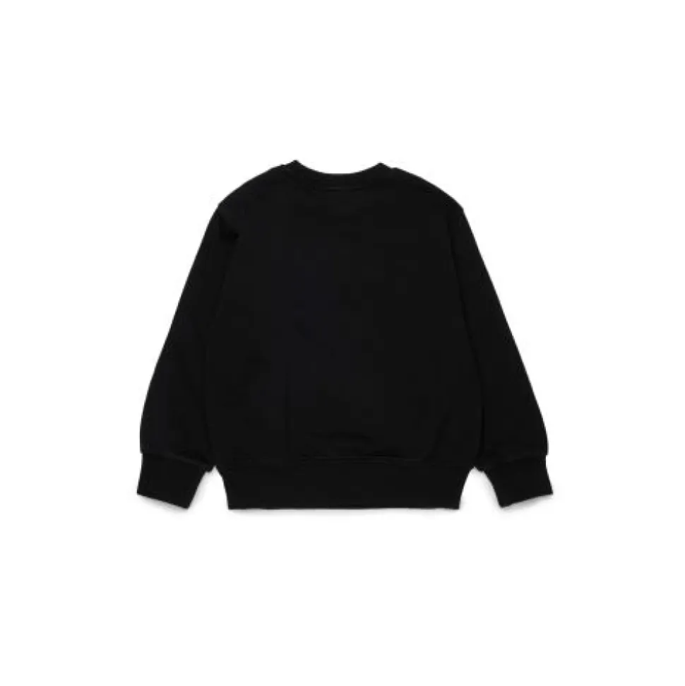 Bluza z okrągłym dekoltem i logo