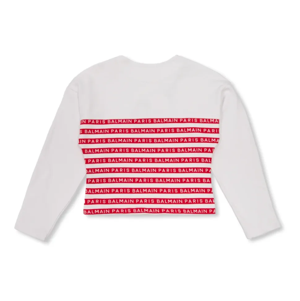 Bluza z wzorem w paski