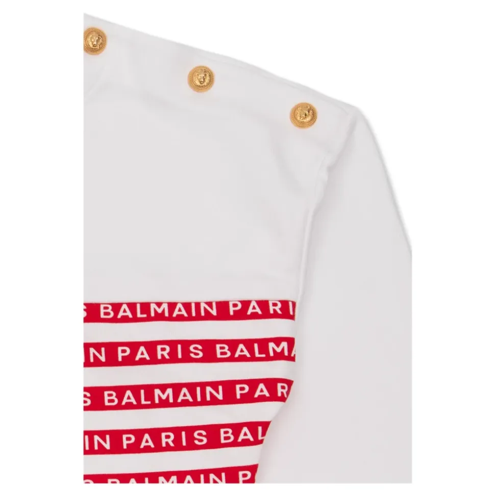 Bluza z wzorem w paski