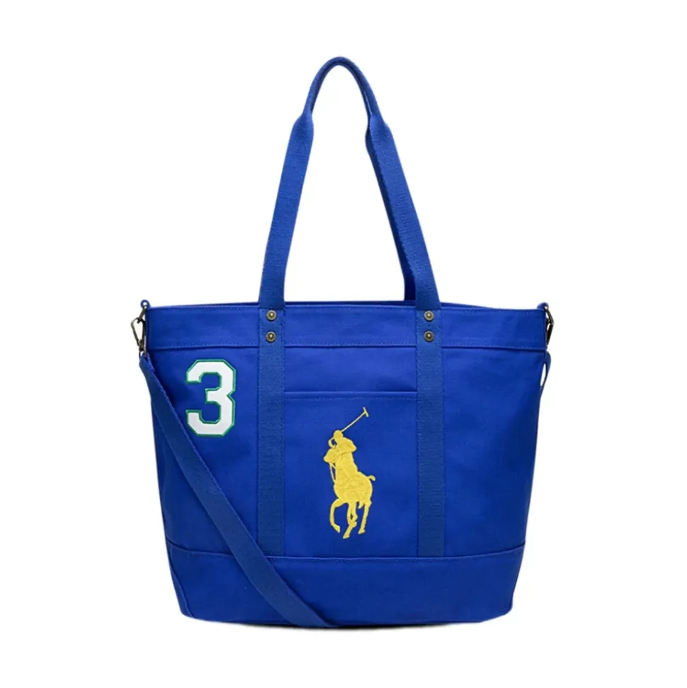 Borsa con logo in cotone