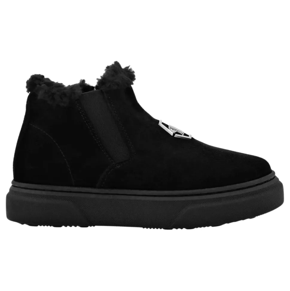 Botki Eco Shearling Suede Anckle