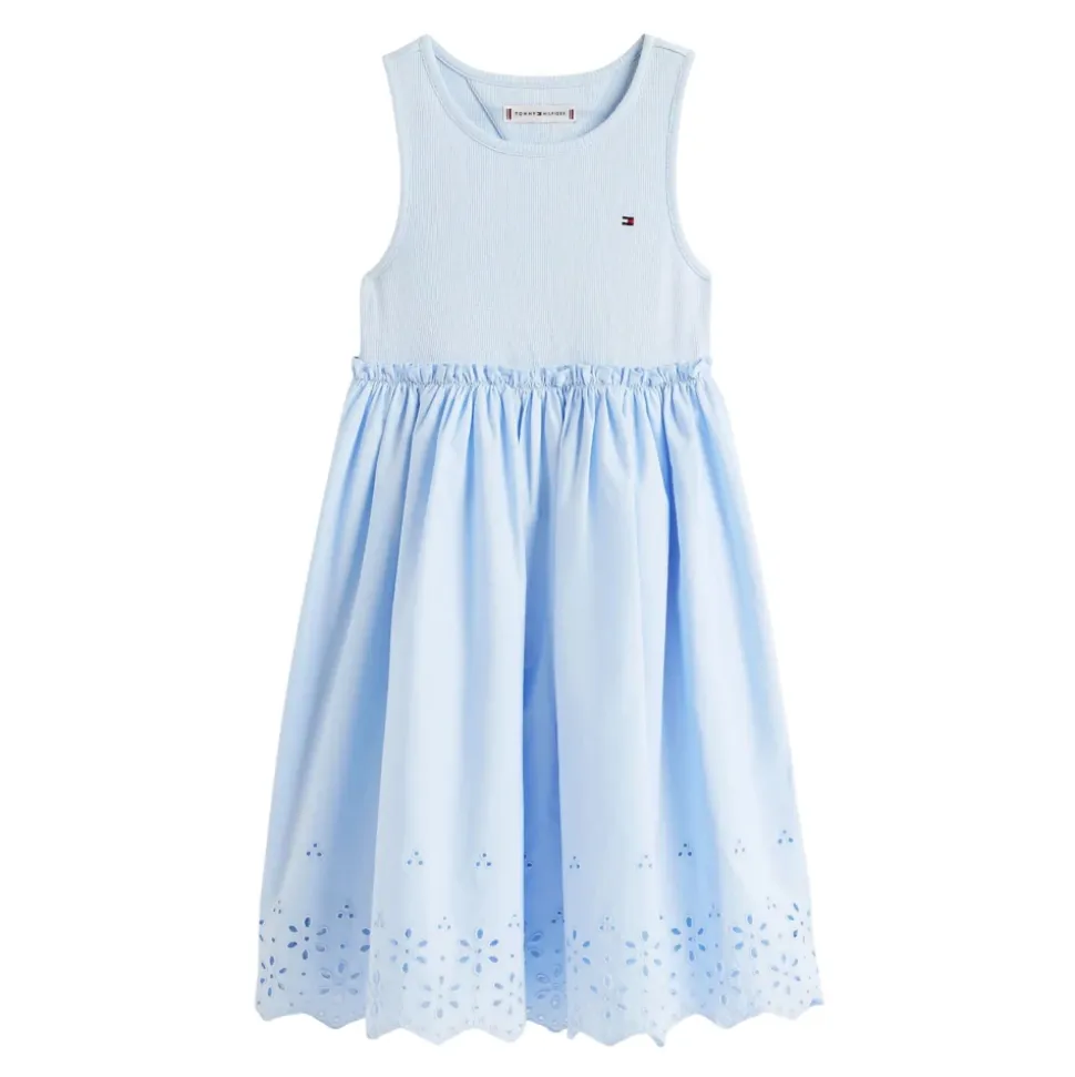 Broderie Anglaise Combi Dress