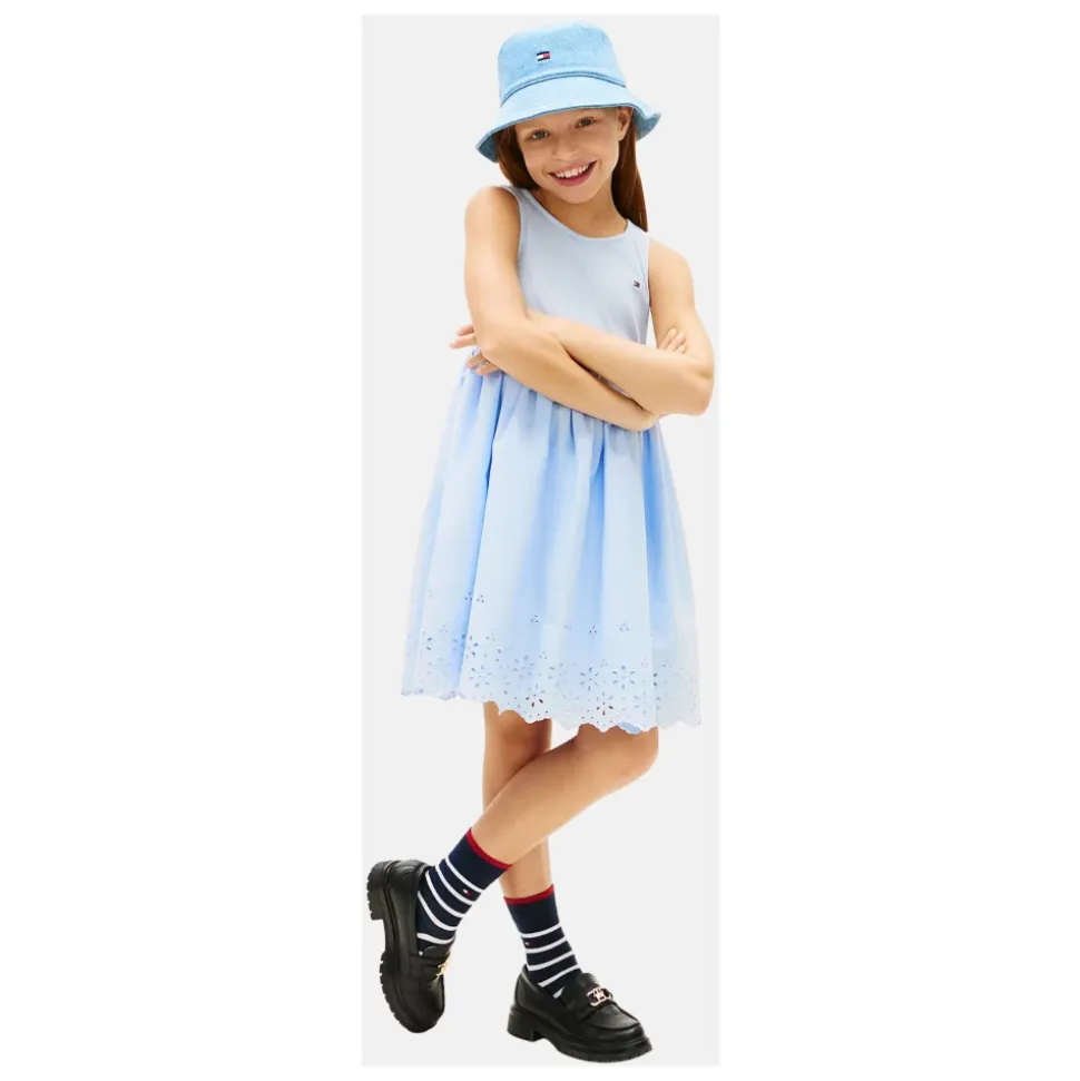 Broderie Anglaise Combi Dress
