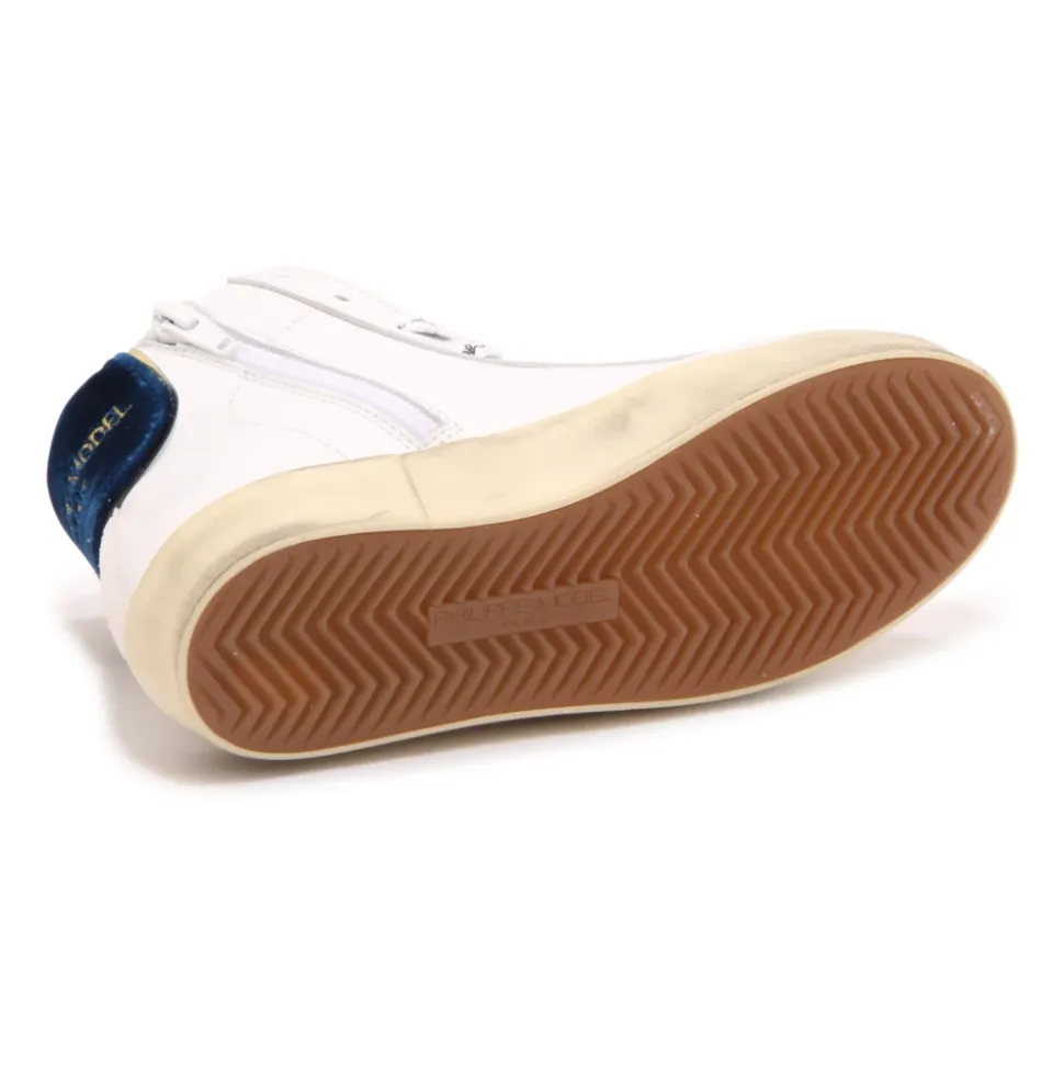 Buty Junior Ginevra Bianco Gumowy