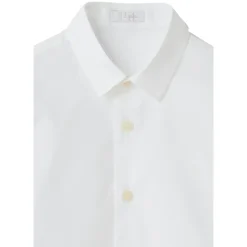 Camicia bianca in cotone stretch