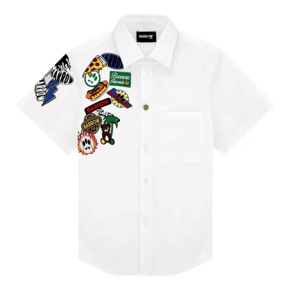 Camicia con stampa Maniche corte Taschino