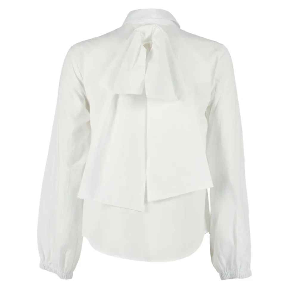 Camicia in popeline effetto stropicciato