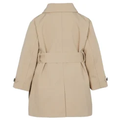 Cappotto doppiopetto in gabardina di cotone