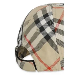 Check Cotton Baseball Cap