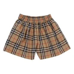 Check Cotton Shorts