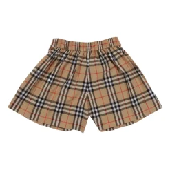 Check Cotton Shorts